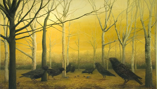 Grove,    40 x 70 inches,  oil on linen,  2007 *