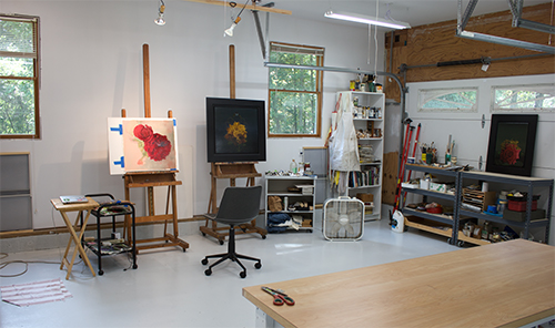 studio shot of new White Stone studio, Summer 2021