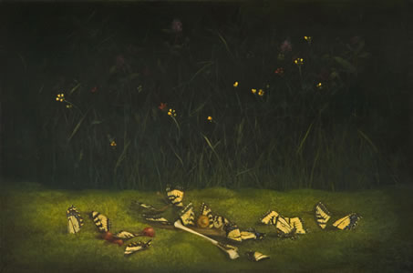Swallowtail,   19 x 30 inches,  oil on linen *