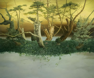 Ivy,   60 x 72 inches,   oil on linen, 2007 **